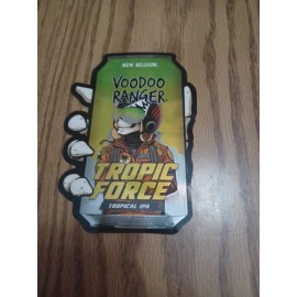 New Belgium Voodoo Ranger Tropic Force IPA Skull Sticker - 4.5 in X 3 in