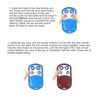 4pcs Key Fob Cloning Remote Control, 433MHz with Keychains Waterproof