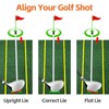 Dittoven Golf Magnetic Alignment Rods 2 Pack, Golf Club Alignment