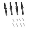 4Pcs Steel Front Rear Portal Stub Axle Drive Shaft for