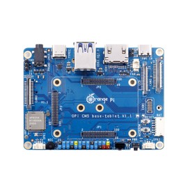 Orange Pi CM5 Tablet Baseboard with M.2 M-Key Slot, Supports WiFi 5.0 and Bluetooth 5.0, Compatible with Orange Pi CM5 Core Board