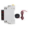 Digital Display Energy Meter Din Rail Mounted Volts Amps Hertz