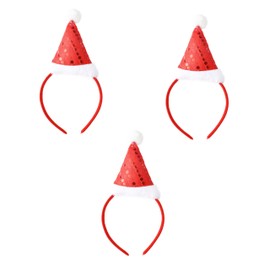 3 x Christmas Headbands Antlers Cute Xmas Dress Up Ears Head Decoration Men Women Adult Kid Costume Party Christmas Hat