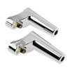 HDBUBALUS Chrome Front Turn Signal Mounts Relocation Kit Fit for