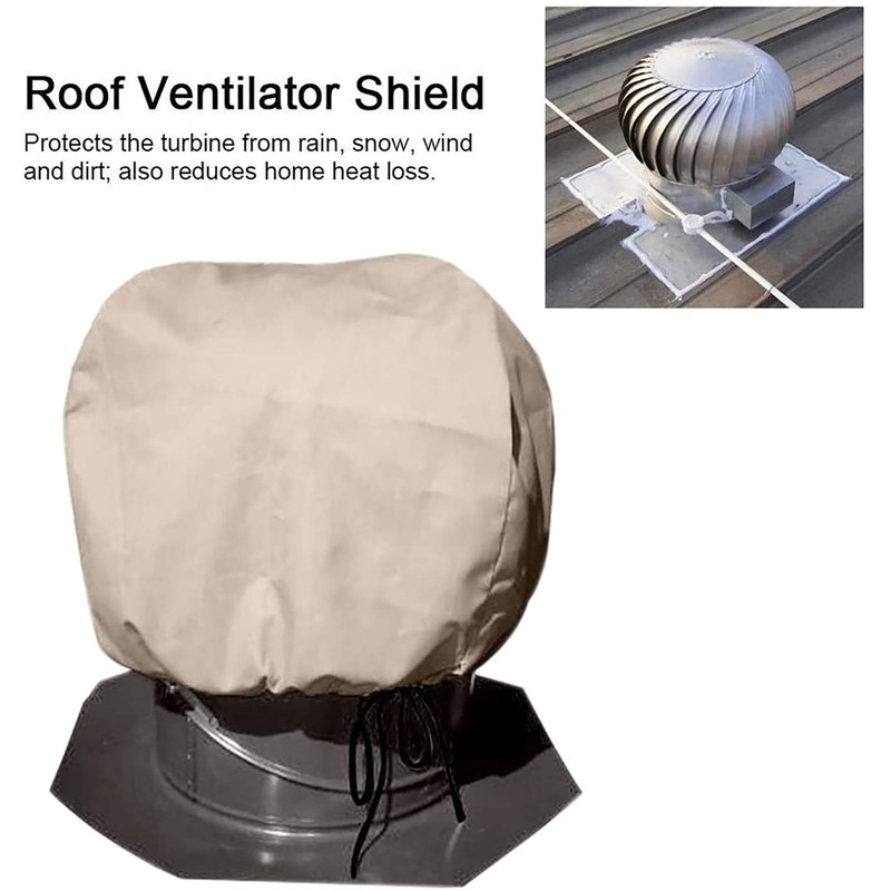 4Pack Turbine Roof Vent Cover Turbine Ventilator Protector Shield 20"x20"inches(51cm51cm)