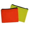 4business Pack of 10 Car Safety Vests Orange with Zip