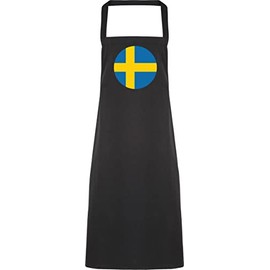 Hippowarehouse Sweden Flag Apron kitchen cooking painting DIY onesize adult