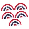 ORFOFE 5pcs Usa Flag Banner Patriotic Bunting Flags 45 *
