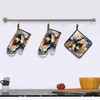 Horse Oven Mitts and Pot Holders Sets of 3 Modern