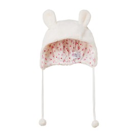 Miki House 43-9201-494 Hat, Hat, Hat, Made in Japan, For Boys, Girls, Baby, Baby Clothes, Free (17.3 - 19.7 inches (44 - 50 cm), white