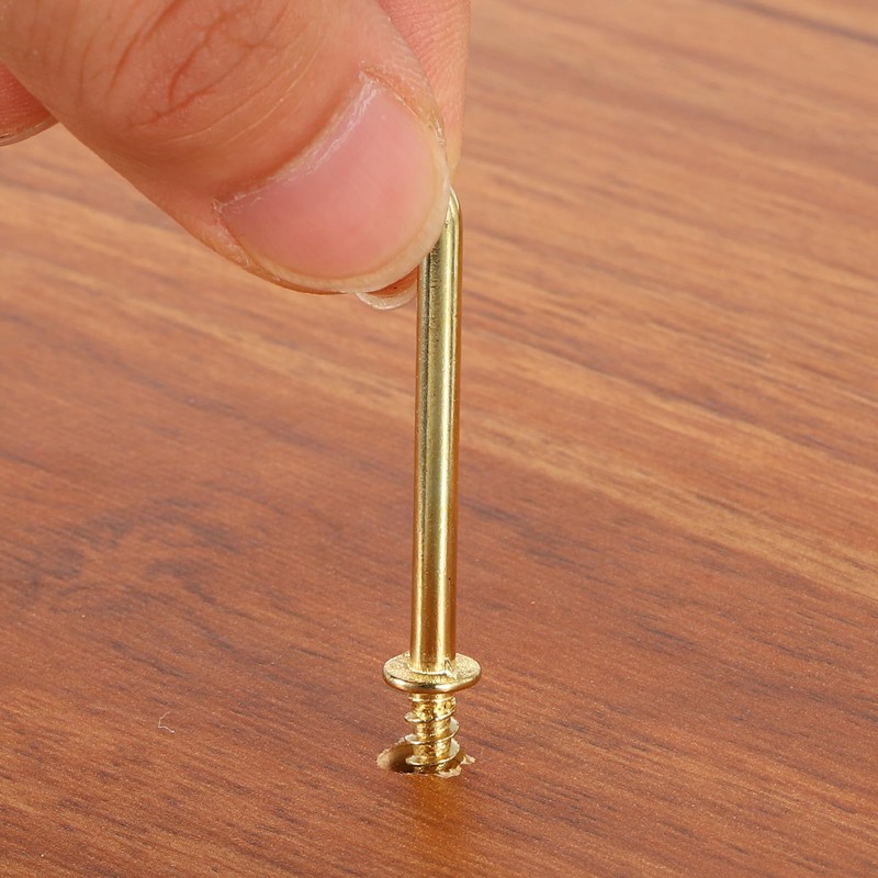 sourcing map 80 Pcs L Shape Hooks, 1-1/2 Inch Right