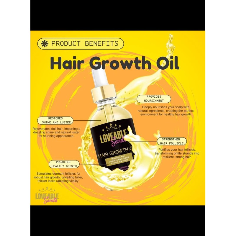 Loveable Secrets Rosemary Oil For Hair Growth