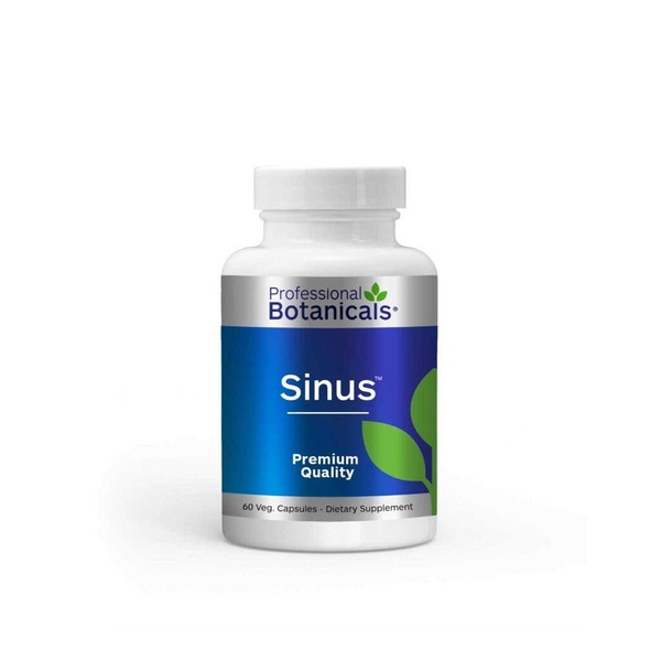 Professional Botanicals Sinus – Natural Herbal Allergy Relief Supplement – 60 Vegetarian Capsule