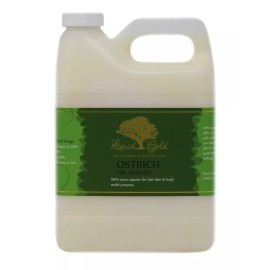 LIQUID GOLD 32 oz Premium Liquid Gold Ostrich Oil Pure & Organic Skin Hair Nails Health Care