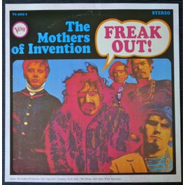 Frank Zappa and The Mothers of Invention - Freak Out! - Vintage Album Cover Poster