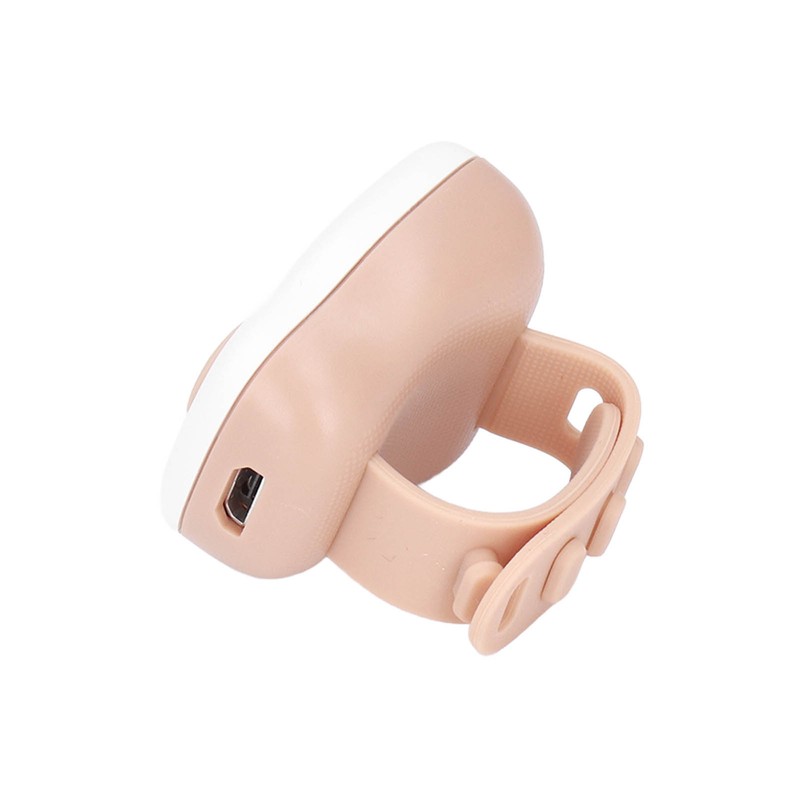 Ring Counter White Manual Luminous Ring Type USB Rechargeable Sweat