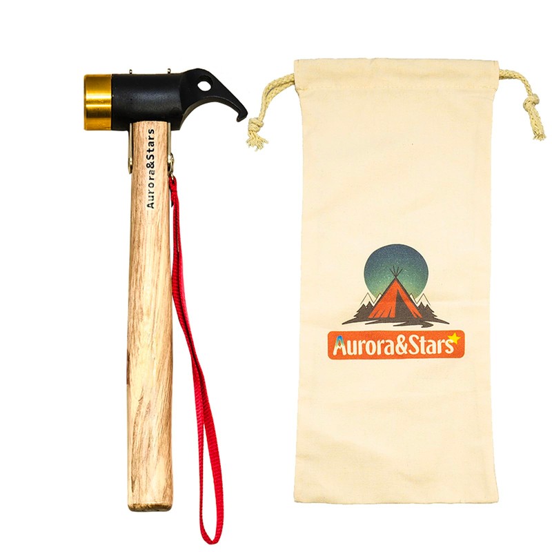 Aurora & Stars Reinforced Edition Brass Peg Hammer, Made in