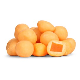 Yogurt Covered Papaya Dices by It's Delish, 3 LBS Jumbo Container | Kosher Dairy-Free Jumbo Yogurt Covered Fruit for Vegan Snacking | Dried Diced Papaya Coated in Yogurt-Flavored Shell Snack Treats