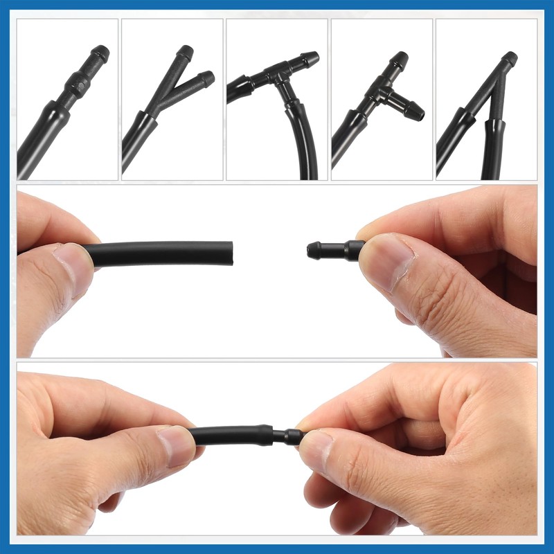 A ABSOPRO Front Windshield Wiper Nozzles Kit for Toyota Tacoma