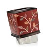 Popular Bath Aubury Tissue Box, Burgundy