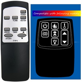 XINJISHIMIN Replacement for Twin Star Classicflame Electric Fireplace Heater Remote Control 36II100GRG 47II100GRG 3611100GRG 4711100GRG