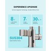 AJO BEND Touchless Kitchen Sink Faucet with Pull Down Sprayer,