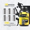 Suplemento En Polvo Glutamina Hiper Sport 1kg Varios Sabores