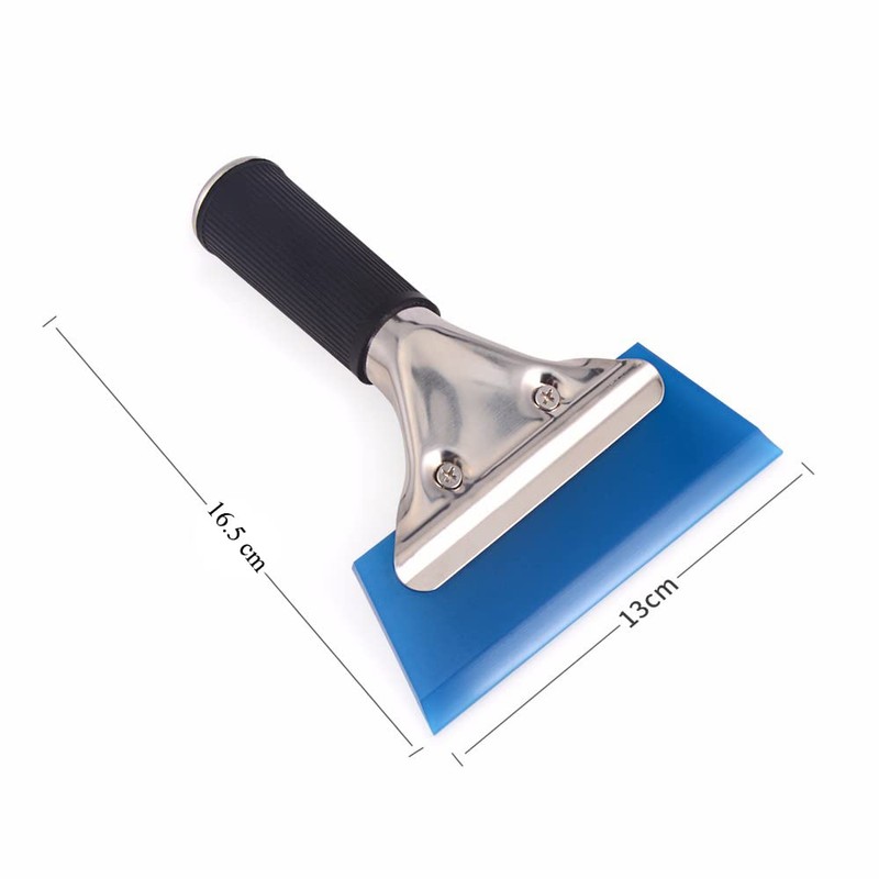 Glass Window Scraper, Water Wiper with Soft Grip Handle and