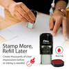 Shiny Star Teacher Stamp, Round Self Inking Stamp for Classroom,