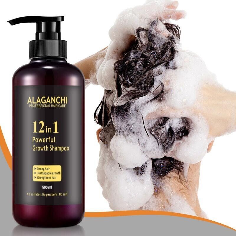 Alaganchi Shampoo, Para Hacer Crecer El Cabello, Evita La Caída