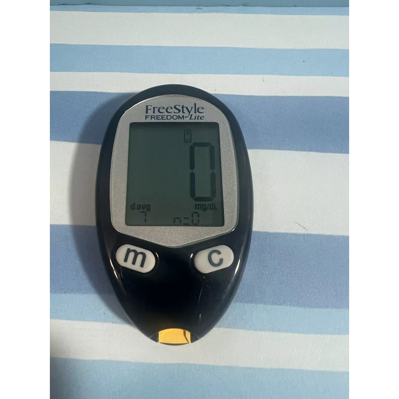 FREESTYLE Freedom Lite Glucose Meter & CASE - GUARANTEED TESTED