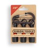 Simon tools Socket Holder Keychain 3pc - 1/2 Socket Organizer