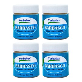 Pack 4 Pomadas De Barbasco Frasco De 40g Hierbas