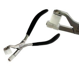 Optical Pliers for Adjusting and Bending Eyeglasses Arms & Frames & Nose Pad Applying Pliers | Black Grip Handle | German Stainless Steel Eyewear Adjusting Pliers (Black-#36 Frame Bending)