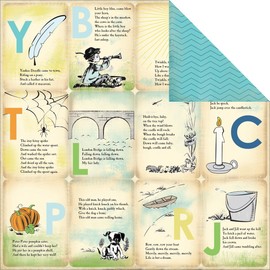 Baby Mine Boy Double-Sided Cardstock 12"X12"-Boy Nursery Rhymes