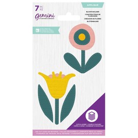 Crafter's Companion Gemini-Multi Media Die Set for Fabric Cutting-Bloom Builder Flower Dies, Copper, One Size