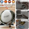 Bigwinyep Mini Egg Pan, 304 Stainless Steel Omelet Pan, 5.1Inch