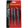 4 PC Tweezer Set