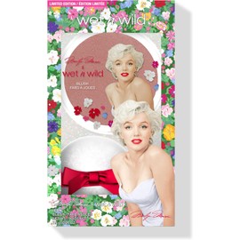 Wet n Wild Blush en Polvo Rosa Marilyn Monroe – Edición Limitada de Colección, Rubor Compacto de Alta Pigmentación y Larga Duración, Textura Sedosa y Difuminado Fácil, Acabado Natural o Intenso Blush Vegano, Libre de Crueldad Animal y para Todo Tipo de Pi