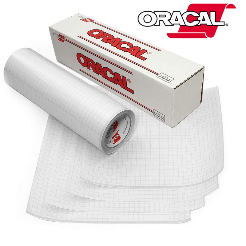 Oracal Clear Transfer Tape 12 Inch x 12 Inch Sheets