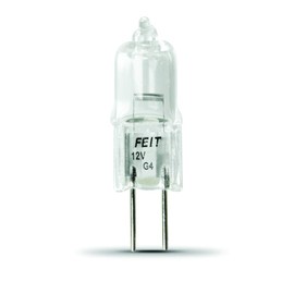Feit Electric BPQ10T3/RP 10-Watt T3 Halogen Bulb with Bi-Pin Base, Clear, 1.25" H, BPQ10T3/RP