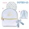 Tanayama Shoji 34201457 Sanrio Mini Backpack, Girly Cinnamorol, H10.6 x