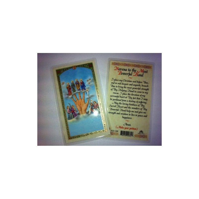 Holy Prayer Cards For The Novena to the Most Powerful