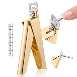 Saviland Nail Clippers, Manicure Tip Cutter with 15 Magnets, Professional Gel Nails, Nail Clippers, Trimmer, Manicure Nail Clippers for Artificial Nails, Acrylic Nails, Fingernails, False Nails