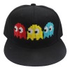 Snap Back Gorra Pac Man Videojuego Retro Fantasmitas Negra 57cm