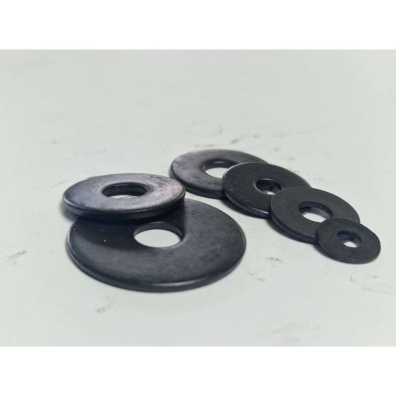 Black Stainless Steel Penny Washers Blackened Washer (20, M5 x