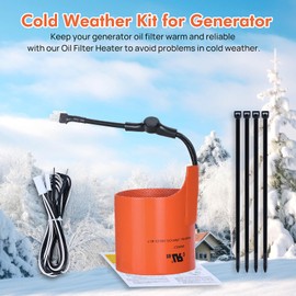 Ankiwi Oil Heater Kit for Generac Generator, Oil Warmer Kit for Generac 7102, Oil Filter Heater Kit for Generac 9kW-22kW Air-Cooled Standby Generators, Oil Filter Warmer Kit for Generac Home Generator