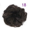 Gatuida Elastic Hair Scrunchie Bun Extension for Women Wavy Curly