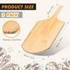 Bokon 2 Pack Wooden Pizza Peel, 16 x 14 Inch