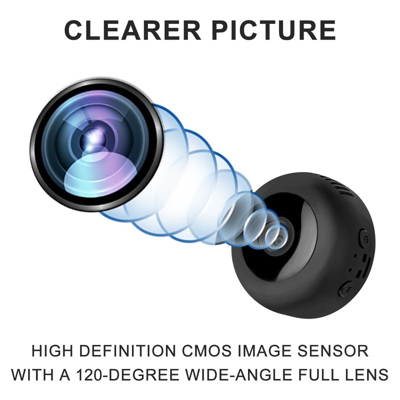 LYML.E1 Aquarium Camera,2k HD Video,Night Vision, 120°Wide Angle View,64gb Sd